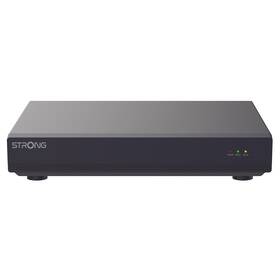 Záznamové zariadenia Strong NVR1080-4P, 4xIP, 8Mpx, 512Mbps, HDMI, VGA, 2× USB, 1× LAN, 1× SATA, 4× PoE čierna

