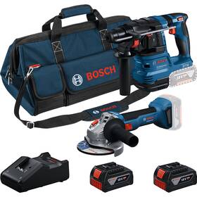 Sada aku náradia Bosch Professional 18V GWS+GBH+GBA+GAL (s baterií) 

