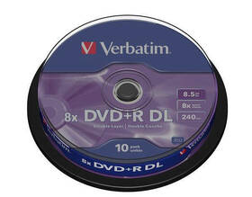 Disk Verbatim DVD+R DualLayer, 8.5GB, 8x, 10cake 
