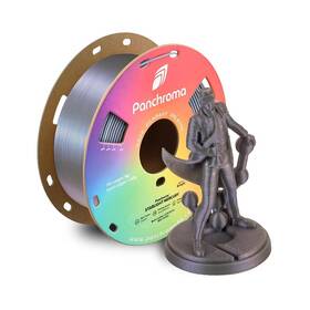 Tlačová struna (filament) Polymaker Panchroma PLA Starlight Mercury strieborný

