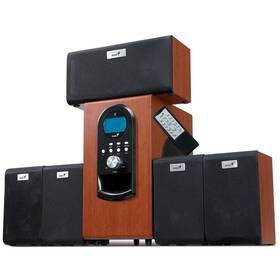 Reproduktory Genius SW-HF 5.1 6000 Verze II. čierne/hnedé

