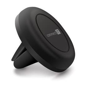 Držiak na mobil Connect IT InCarz 4StrongFix, magnetický do mriežky čierny

