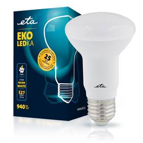 LED žiarovka ETA EKO LEDka reflektor 10W, E27, teplá biela 

