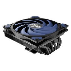Chladič CPU AKASA Alucia H6LS M2, Low profile, 6 Heatpipes čierny

