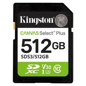 Pamäťová karta Kingston Canvas Select Plus SDXC 512GB UHS-I U3 (R150) čierna


