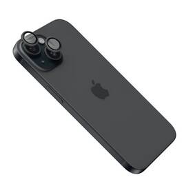 Tvrdené sklo FIXED Camera Glass pre Apple iPhone 16/16 Plus čierne


