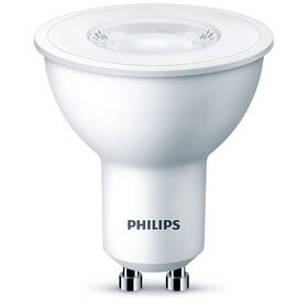 LED žiarovka Philips 4,7 W, GU10, teplá biela 

