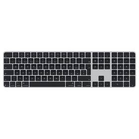 Klávesnica Apple Magic Keyboard s Touch ID a číselnou klávesnicou - SK čierna

