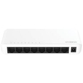 Switch Strong SW8000P 8-Port Gigabit biely/plast


