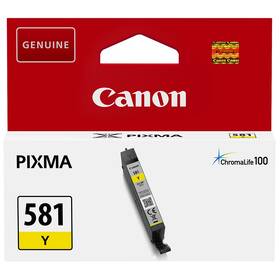 Cartridge Canon CLI-581 Y, 99 strán žltá

