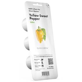 Semienka Click and Grow Sladká žltá paprika - 3 ks 
