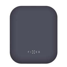 Puzdro FIXED Silky pro Apple Airpods 1 a 2 modrá farba
