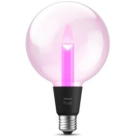 Inteligentná žiarovka Philips G125, 6,8W, E27, White a Color Ambiance 

