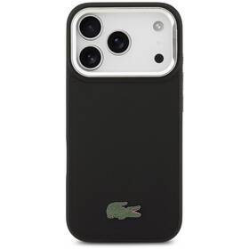 Kryt na mobil Lacoste Iconic Petit Pique Camera Stand MagSafe na Apple iPhone 17 Pro čierny

