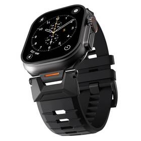 Remienok Epico FKM Rubber Pro na Apple Watch SE (44mm)/Series 1-9 (42/44/45mm) 10-11 (46mm)/Ultra (49mm) čierny

