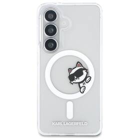 Kryt na mobil Karl Lagerfeld IML Choupette Peekaboo Logo Magnetic na Samsung Galaxy S26+ priehľadný

