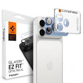 Tvrdené sklo Spigen tR EZ Fit Optik Pro XL, na Apple iPhone 18 Pro Max modré


