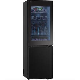 Chladnička s mrazničkou LG GBG5160CEV čierna/sivá

