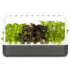 Šikovný kvetináč Click and Grow Smart Garden 9 sivá farba
