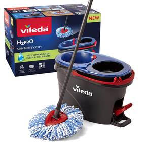 Mop sada Vileda 178332, mop rotačný sivá

