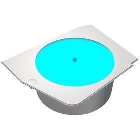 Podstavec Cougar FV270 LUMINOUS Rotating Platform White biely

