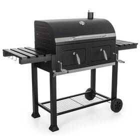 Gril záhradný na drevené uhlie G21 Panama BBQ čierny

