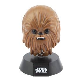 Dekoratívne LED Paladone Icon Light Star Wars - Chewbacca čierne/hnedé

