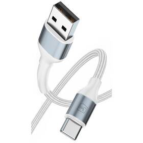 Kábel 3mk Hyper N-SERIES USB/USB-C, 18W, 1m biely

