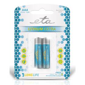  Batéria lítiová ETA PREMIUM AAA, FR03, blister 2ks