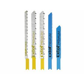 Sada pílových plátkov Extol Premium 8805600 Bi-metal, HSS, HCS (5 ks) 

