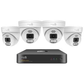 Kamerový systém iGET HOMEGUARD HGNVK84804 (NVR + 4x kamera) biely

