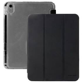 Puzdro na tablet flipové Mobile Origin Easy Tablet Case na Apple iPad Air 11" (M2 2024/M3 2025) čierne/priehľadné

