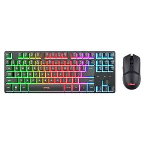 Klávesnica s myšou Trust THADO, CZ/SK čierna farba
