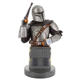 Držiak EXG Cable Guy - The Mandalorian strieborný

