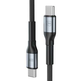 Kábel 3mk N-SERIES USB-C/USB-C 3m PD 3.0 QC 3.0 20V/3A 60W čierny

