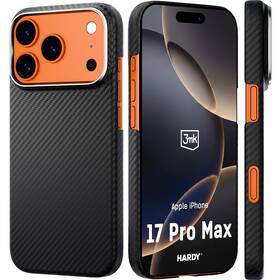 Kryt na mobil 3mk HARDY Aramid MagCase na Apple iPhone 17 Pro Max čierny

