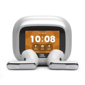 Slúchadlá JBL Live Flex4 strieborná

