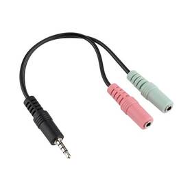 Redukcia GoGEN 2x Jack 3,5mm / Jack 3,5mm čierna

