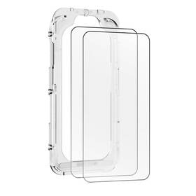 Tvrdené sklo Mobile Origin EasyGlass na iPhone 15/16, s aplikátorom (2 ks) priehľadné

