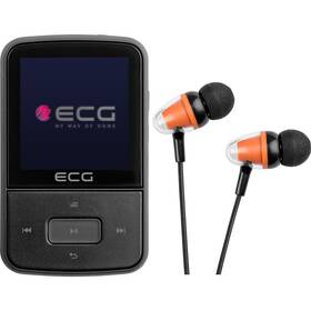 MP3 prehrávač ECG PMP 30, 8GB čierna farba
