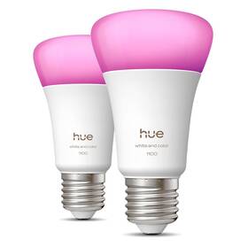 Inteligentná žiarovka Philips Bluetooth, E27, 1100 lm, White and Color Ambiance (2 ks) 

