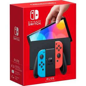 Herná konzola Nintendo SWITCH OLED (Neon blue / Neon red) 
