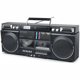 Rádiomagnetofón s CD MUSE M-380GB čierna farba
