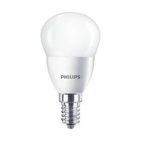 LED žiarovka Philips klasik, 5,5W, E14, studená biela 

