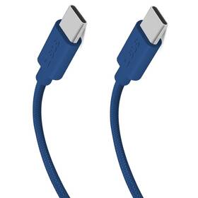 Kábel SBS USB-C/USB-C, PD, 60 W, 1,5 m modrý

