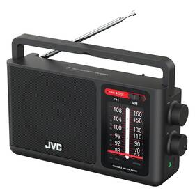 Rádioprijímač JVC RA-E435B čierny

