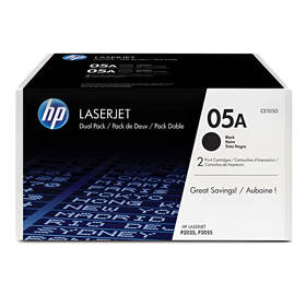 Toner HP 05A, 2x 2 300 strán čierny

