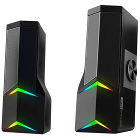 Reproduktory GoGEN 2in1 (reproduktor/soundbar) s BT, RGB čierna farba
