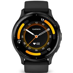 Inteligentné hodinky Garmin Venu 3 - Slate / Black Silicone Band 
