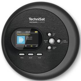 Discman Technisat DIGITRADIO CD 2GO BT čierna farba

